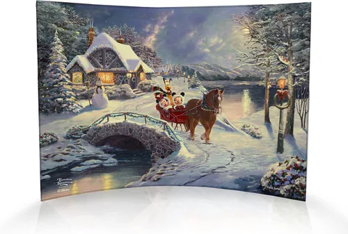 Vista 28 de Disney Brave - Thomas Kinkade Studios - Impresión fotográfica acrílica curvada de 10 x 7 pulgadas - Decoración independiente - Coleccionable