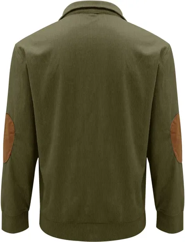 Vista 5 de Comigeewa Sudadera con capucha para hombre cuello alto botones Color Patchwork sudaderas manga larga ropa deportiva holgada
