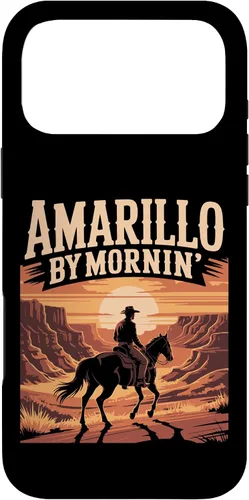 Vista 22 de Amarillo by Mornin Folk Style Western Country Music Case for iPhone 17