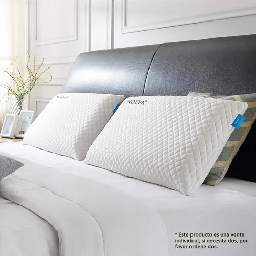 Vista 7 de Almohada ortopédica hinchable para el cuello para dormir, almohada