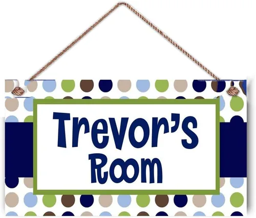 Vista 13 de Letrero de puerta de perezoso floral con nombre personalizado, flores, dormitorio, cuarto de bebé, placa de madera colgante, decoración de pared