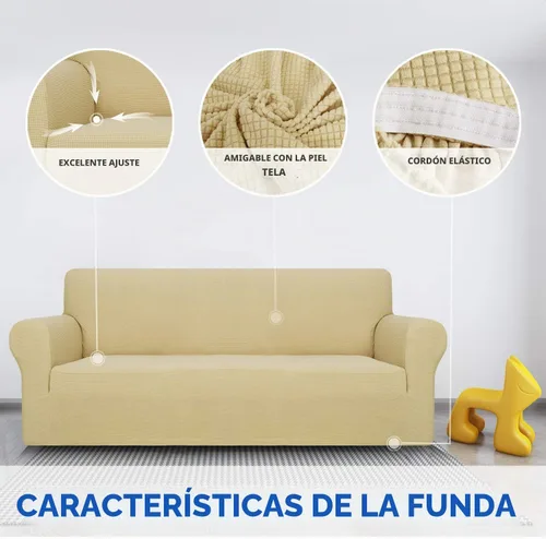 Vista 5 de MAXIJIN Funda elástica para silla con brazos, 1 pieza para sofá o silla de estar, funda antideslizante (31-46 pulgadas), protector de muebles que se