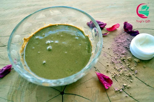 Vista 3 de Yogi's Gift Sidr Leaf Powder Limpiador y acondicionador de hierbas naturales cultivadas orgánicamente Rejuvenece los folículos pilosos (10 onzas)