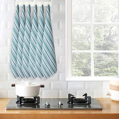 Vista 10 de Goroly Home - Paquete de 6 trapos de cocina vintage, rústicos, de 100% algodón, altamente absorbentes, de secado rápido, de grado profesional