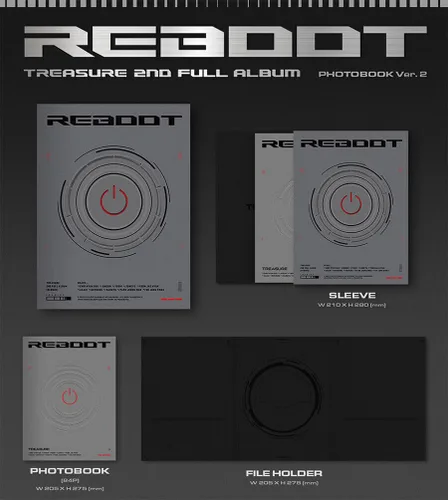 Vista 2 de LIBRO DE FOTOS Ver. TREASURE REBOOT 2º Álbum Completo Ver.2 K-POP SEALED