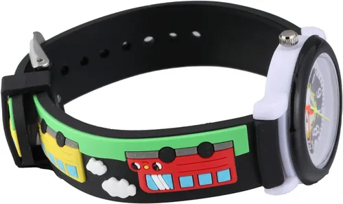 Vista 2 de Relojes de pulsera de silicona con dibujos animados 3D para niños y niñas de 3 a 10 años
