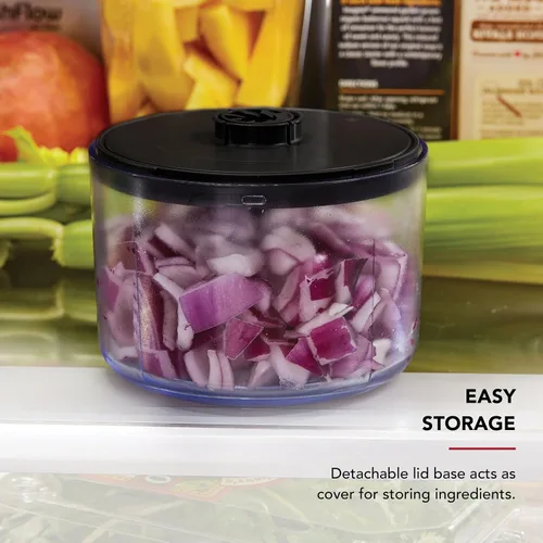 Vista 7 de KitchenAid Picador manual de alimentos, 3.8 tazas, negro