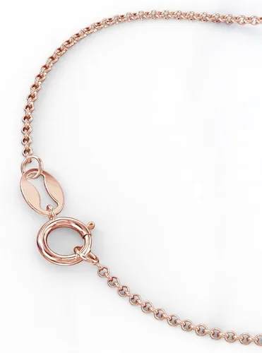Vista 5 de TSD JEWLR - Collar con nombre de corazón "Interlocked In Love" de oro de 10 quilates
