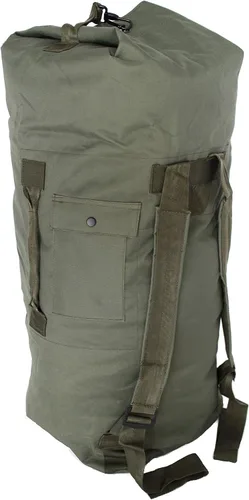 Vista 3 de Bolsa de lona estilo militar con doble correa para mochila