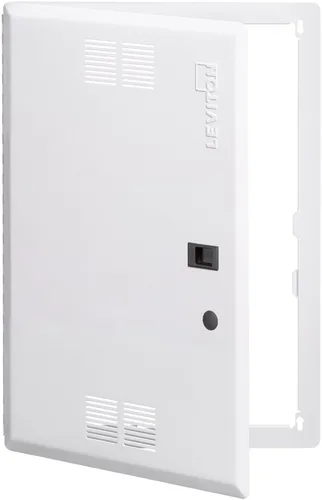 Vista 11 de Leviton 14" SMC, caja de medios estructurada con cubierta, 47605-140, color blanco