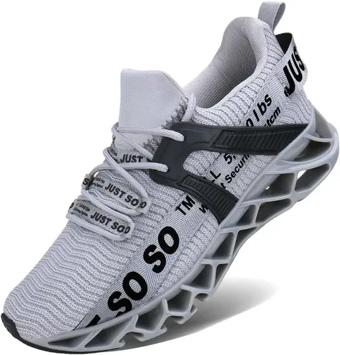 Vista 2 de UMYOGO Tenis deportivos para hombre, tenis para correr, tenis de moda
