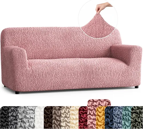 Vista 53 de PAULATO BY GA.I.CO. Funda para Silla - Funda para Sillón - Funda para Sillón - Funda de Tela Suave - Protector de Muebles Elegante de Ajuste Ceniza
