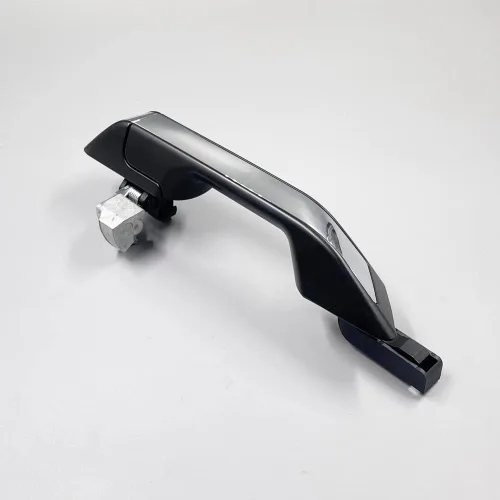 Vista 3 de Mango exterior delantero del lado del conductor negro con cromo compatible con Honda Odyssey 2011-2017