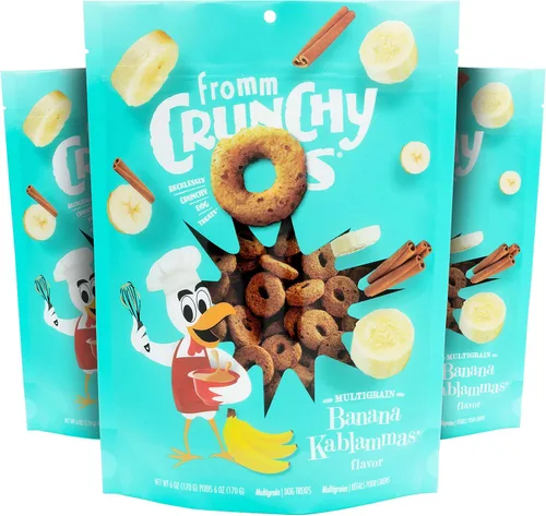 Vista 24 de Fromm Crunchy Os Bacon Blasters - Golosinas para perros con sabor a tocino, golosinas crujientes prémium para perros, receta de tocino, 6 onzas