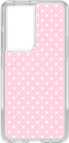 Vista 5 de DistinctInk Clear Shockproof Hybrid Case for Samsung Galaxy S21 Ultra (6.8" Screen) - TPU Bumper, Acrylic Back, Tempered Glass Screen Protector