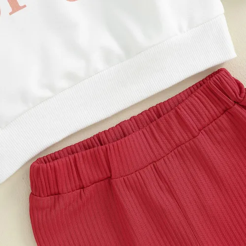 Vista 5 de Conjunto de ropa de verano para niñas del 4 de julio, camiseta sin mangas con cuello halter, parte superior de tablero de ajedrez