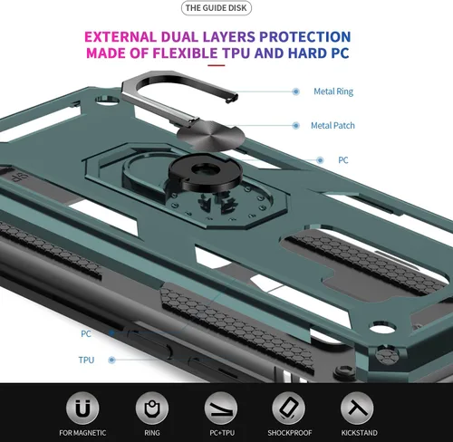 Vista 5 de LeYi Funda para teléfono Galaxy S9 Plus, Samsung Galaxy S9 Plus con [2 unidades] Protector de pantalla curvado 3D para hombres y mujeres