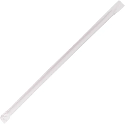 Vista 9 de Karat C9125 (Aqua) Pajitas gigantes de 10.25 pulgadas (0.315 in de diámetro), envueltas en papel, aguamarina (caja de 1200)