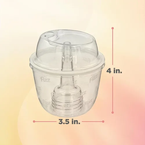 Vista 2 de Fizz Vaso flotante para helados para botellas de refrescos, taza de postre portátil a prueba de fugas para fiestas de verano y barbacoas, se adapta