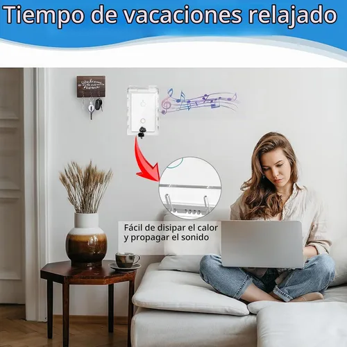 Vista 6 de Cubierta para Interruptor de Casa Inteligente, Cubiertas de Tomacorriente a Prueba de Bebés, Protector de Placa de Interruptor de Seguridad