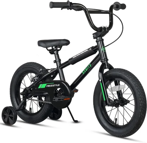 Vista 16 de cubsala Bicicleta para niños de 12, 14, 16, 18 pulgadas, estilo BMX, con ruedas de entrenamiento, freno para niños de 2 a 10 años, varios
