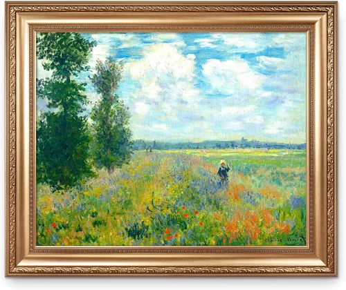 Vista 193 de A&T ARTWORK Antibes Seen from The Salis Gardens de Claude Monet Las Obras de Arte Clásico Mundial Reproducciones, Impresiones de Arte en Lienzo