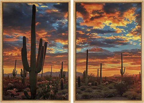 Vista 12 de SIGNWIN Lienzo enmarcado para pared, ilustraciones abstractas texturizadas en tonos beige terrosos, arte moderno, decorativo, contemporáneo