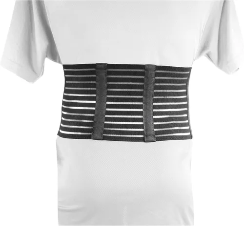 Vista 9 de OTC Soporte lumbosacro, espalda baja de 7 pulgadas, compresión ligera, elástico, negro, pequeño
