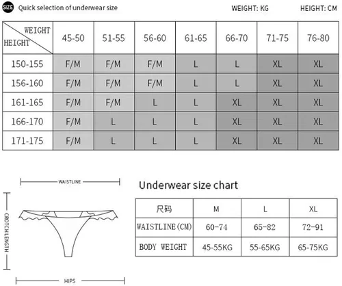 Vista 6 de Jelove Bragas sexy para mujer, paquete de 4