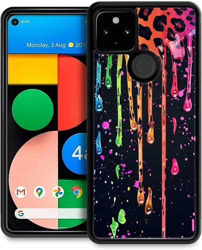 Vista 10 de CARLOCA Compatible with Google Pixel 5 Case,Angry Cat Knife What Pattern Ultra Protection Shockproof Soft Silicone TPU Non-Slip Back for Google