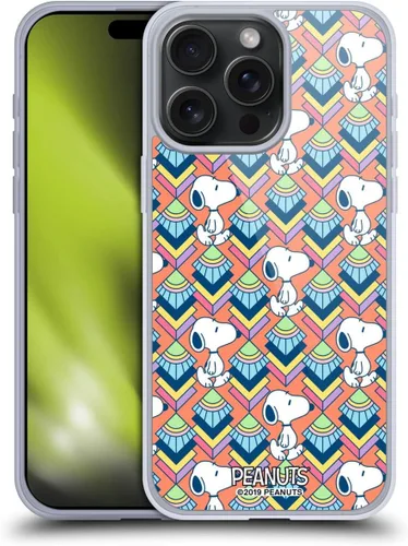 Vista 102 de Head Case Designs Snoopy Deco Dreams - Funda de gel suave con licencia oficial de Peanuts Blue Pattern compatible con Apple iPhone 7 Plus/iPhone 8