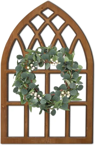 Vista 9 de Sintosin - Marcos de ventana de granja para decoración de pared de sala de estar, 20 x 32 pulgadas Decoración de pared de dormitorio con marco