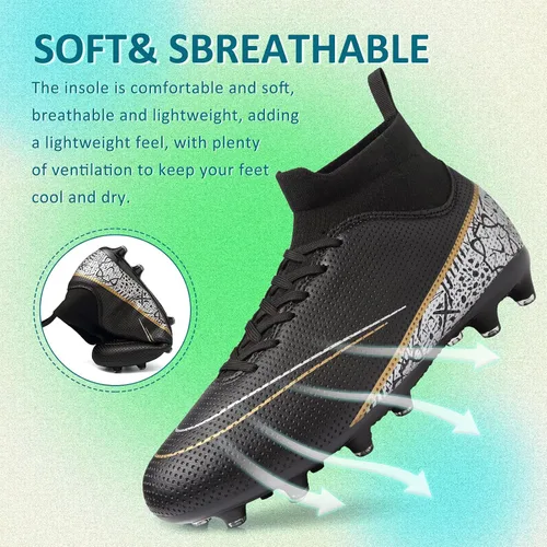 Vista 3 de Unisex-Adult Cleats,high Top