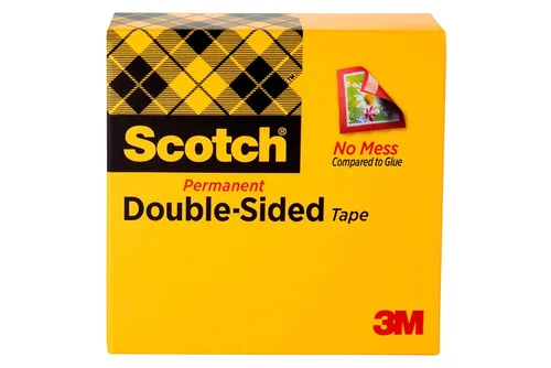 Vista 3 de Scotch Cinta de doble cara, 1 pulg. x 1296 in., 1 rollo (paquete de 4)