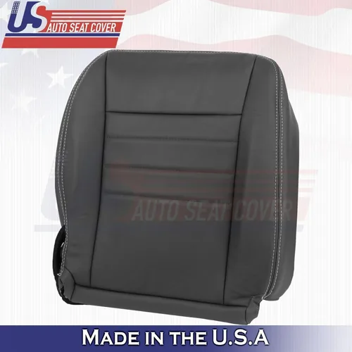 Vista 7 de U.S.AutoSeatCover 2013 2014 Compatible con Dodge Charger SXT Driver Passenger Bottom Fundas de asiento de cuero BLK