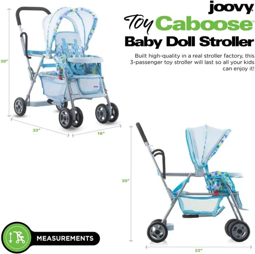 Vista 2 de Carriola para muñecas de juguete cabús de Joovy , Azul