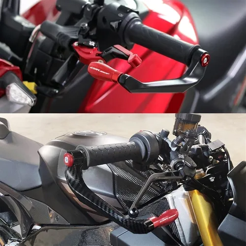 Vista 4 de Para Benelli LEONCINO 500 TRK 502X TNT 125 300 502C BN 302 125 BN125 - Protector de palanca de motocicleta para manillar, embrague de freno, Negro