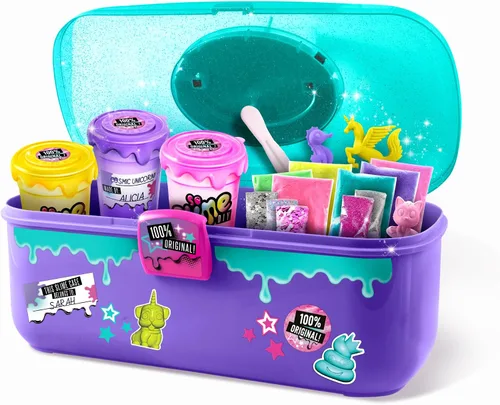 Vista 2 de Set para hacer baba slime con estuche de almacenamiento So Slime