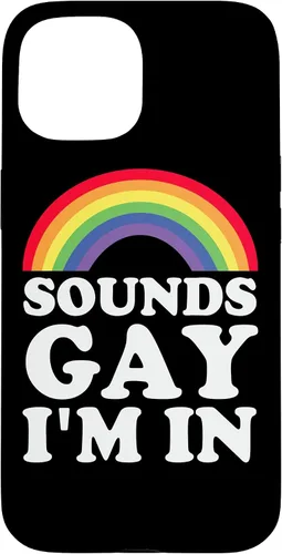 Vista 6 de Funny Gay Pride Sounds Gay I'm In LGBTQ Case for iPhone 16