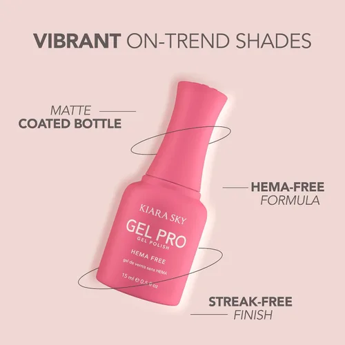 Vista 4 de KIARA SKY Gel Pro Colección de esmaltes de uñas de gel sin hema, 18 colores cada botella de 0.5 onzas líquidas, The Autumn Essence
