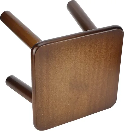 Vista 10 de POCREATION Taburete multiusos para niños, taburetes de madera para el hogar, bonito banco pequeño, asiento de pino para niños, taburete de muebles