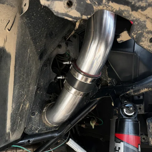 Vista 4 de Ucreative Tubo de aleación de aluminio de 45 grados, tubo intercooler, tubo de entrada de aire, tono plateado para coche, OD: 3.0 pulgadas (76 mm)
