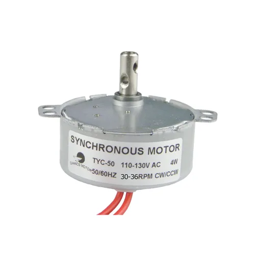 Vista 10 de CHANCS TYC-50 Motor Eléctrico Síncrono AC 110V 0.083-0.1RPM CCW para Ventilador, Microondas, Horno, Chimenea Eléctrica