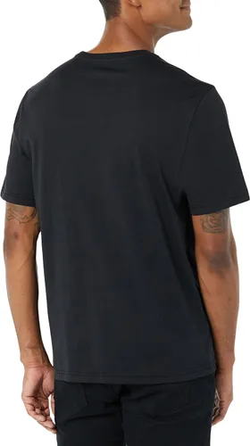 Vista 3 de Tienda Essentials Camiseta de manga corta con cuello redondo para hombre, ajuste regular, paquete de 2