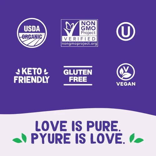 Vista 6 de Pyure Líquido orgánico stevia gotas dulcificante, simplemente dulce, 1.8 onza líquida