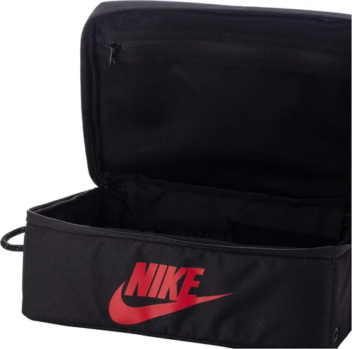 Vista 5 de Nike Logo Shoe-Box Bolsos unisex, Negro, rojo (black blackUniversity Red), Bolsa de zapatos