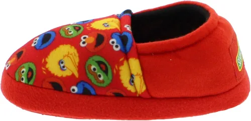 Vista 2 de Pantuflas Aline para niños y niñas de Sésamo Street Elmo Cookie Monster niñoniño