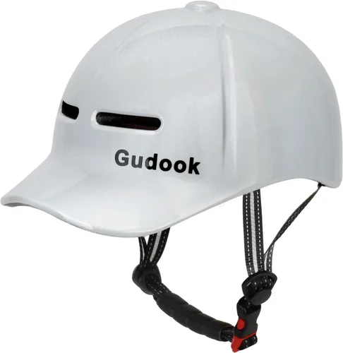 Vista 13 de Casco de Bicicleta para Adultos para Hombres - Mujeres Casco de Bicicleta Certificado Cómodo Ligero Ajustable Estilo Gorra de Béisbol Casco