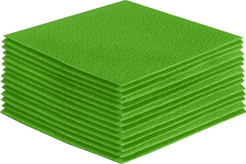 Vista 165 de FabricLA Hojas de fieltro acrílico para manualidades, cuadrados de fieltro precortados suaves de 4 x 4 pulgadas (3.9 in x 3.9 in), utiliza hojas