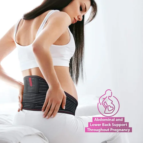 Vista 3 de ORTONYX Cinturón de apoyo de maternidad para mujer, soporte de espalda